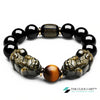 TCC™ Natural Father Of Obsidian Fengshui Wealth Bracelet